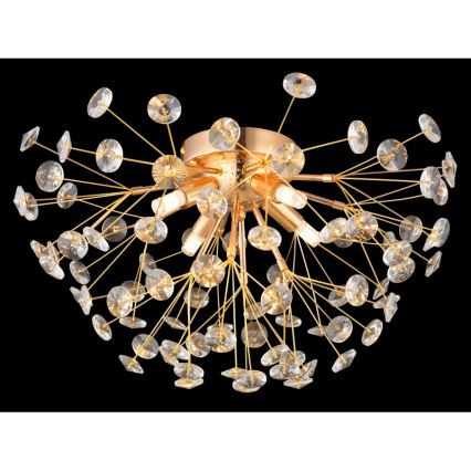 Globo - LED Plafon 4xG9/3,5W/230V śr. 45 cm złoty