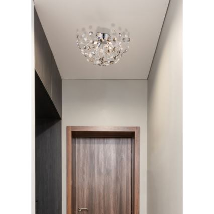 Globo - LED Plafon 4xG9/3,5W/230V śr. 45 cm chrom błyszczący