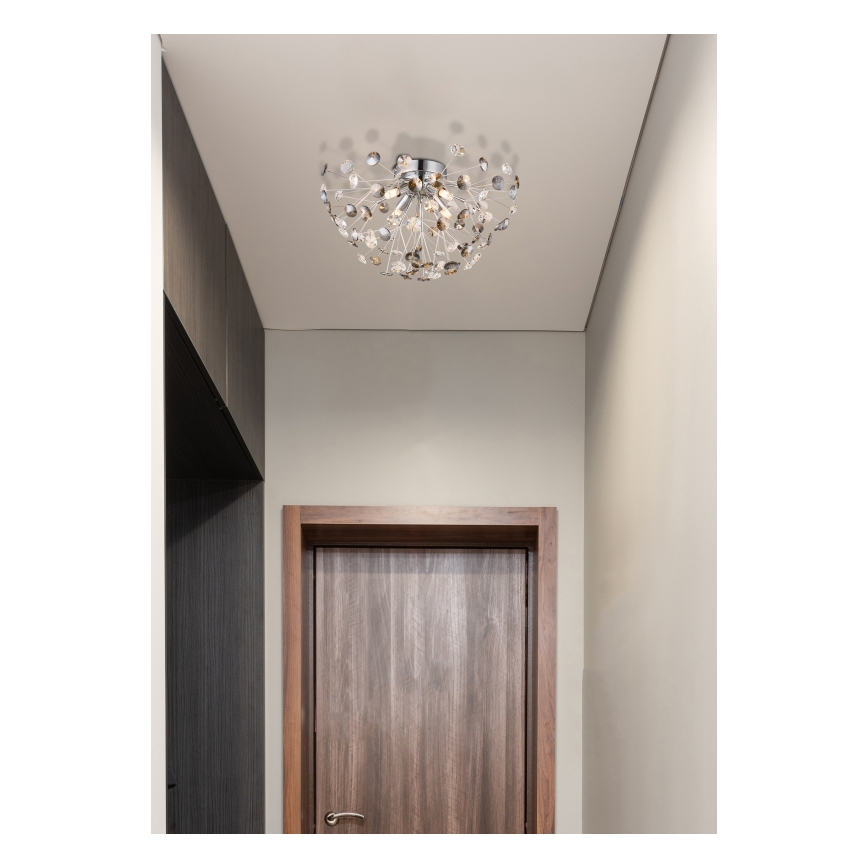 Globo - LED Plafon 4xG9/3,5W/230V śr. 45 cm chrom błyszczący