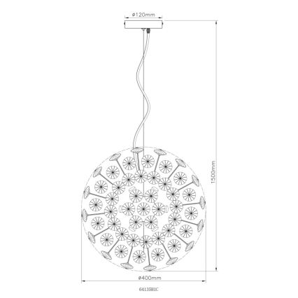 Globo - Żyrandol LED na lince 8xG9/3,5W/230V błyszczący chrom