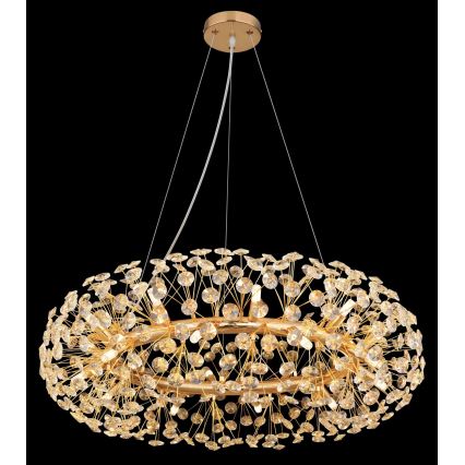Globo - LED Żyrandol kryształowy na lince 20xG9/3,5W/230V