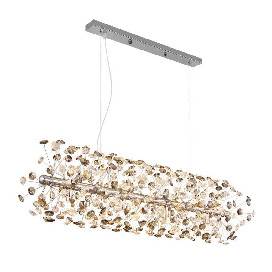 Globo - Żyrandol LED na lince 12xG9/3,5W/230V chrom błyszczący