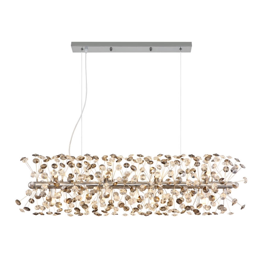 Globo - Żyrandol LED na lince 12xG9/3,5W/230V chrom błyszczący