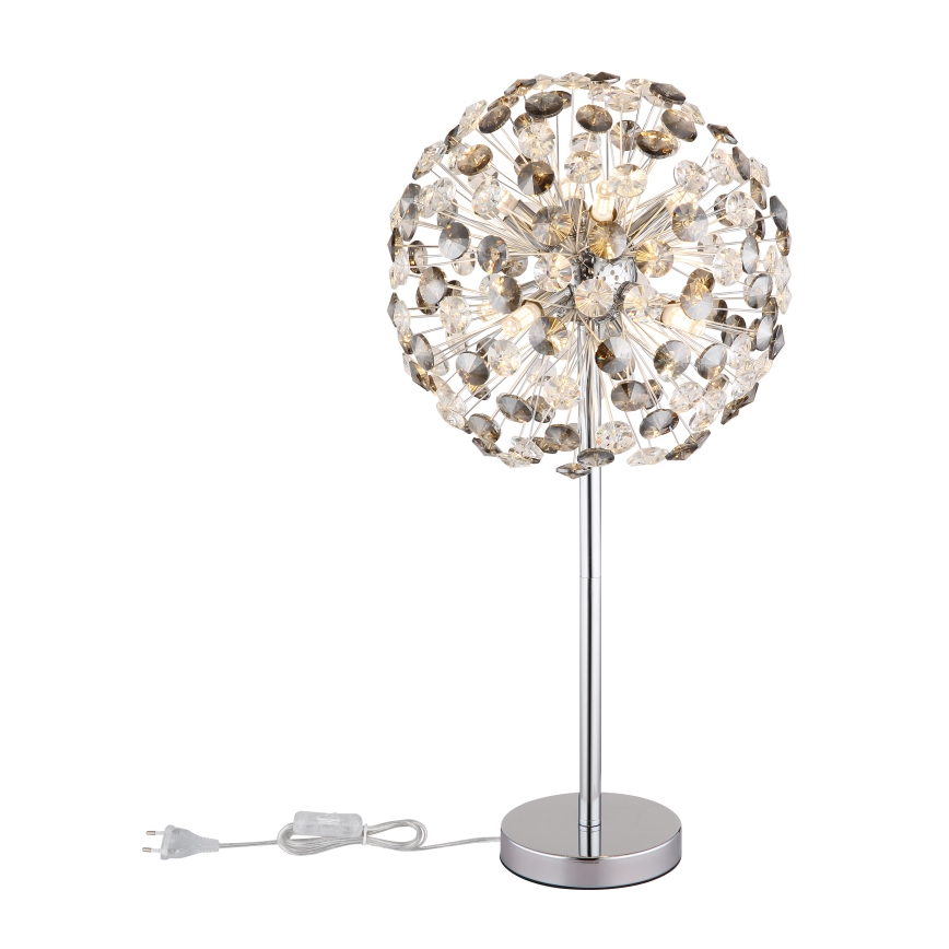 Globo - LED Lampa stołowa 8xG9/3,5W/230V chrom błyszczący
