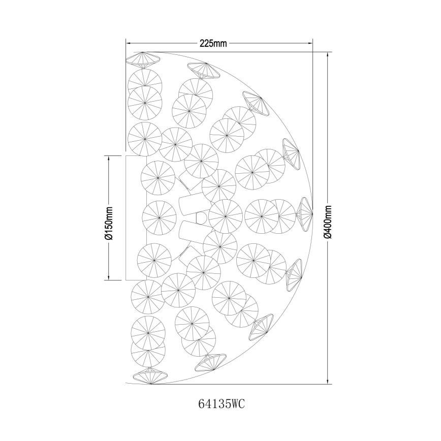 Globo - LED Kinkiet 6xG9/3,5W/230V chrom błyszczący