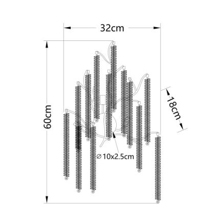 Globo - Kinkiet LED 3xG9/8W/230V