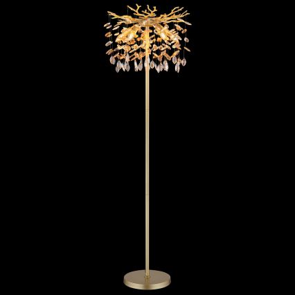 Globo - Lampa podłogowa 5xE14/40W/230V złota