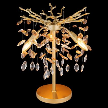 Globo - Lampa stołowa 3xE14/40W/230V złota