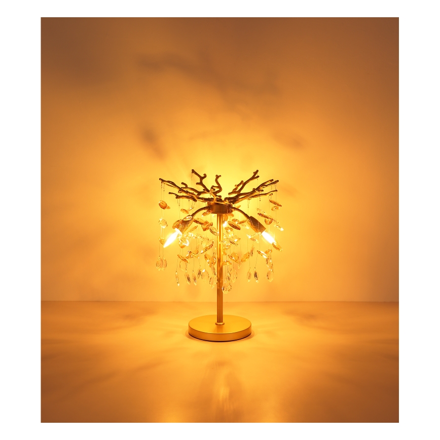 Globo - Lampa stołowa 3xE14/40W/230V złota