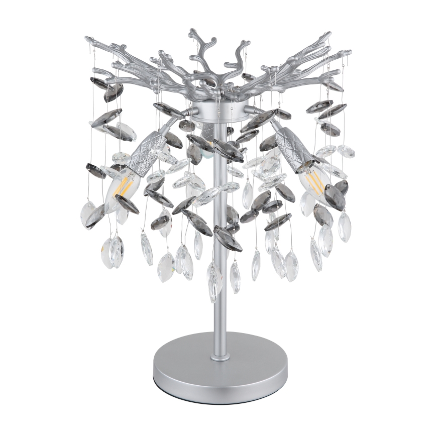 Globo - Lampa stołowa 3xE14/40W/230V srebrna