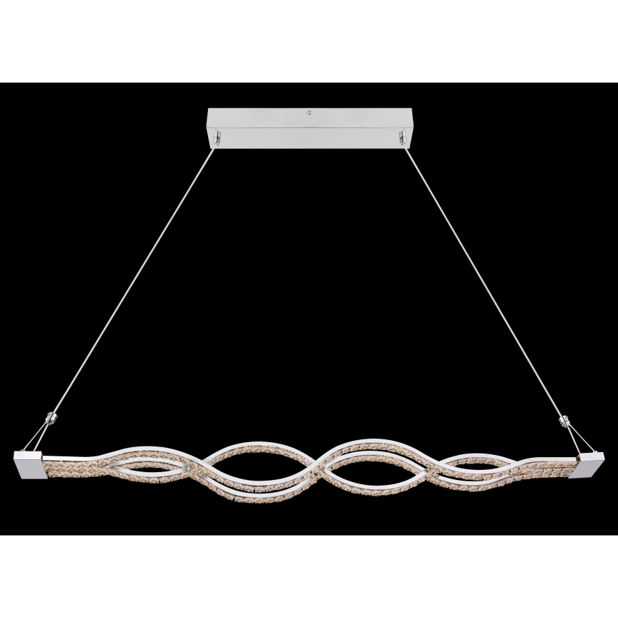 Globo - ściemnialny żyrandol LED na linku LED/30W/230V + pilot zdalnego sterowania