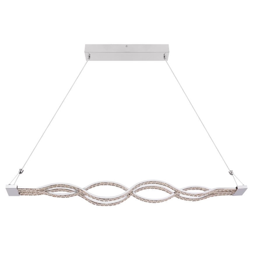 Globo - ściemnialny żyrandol LED na linku LED/30W/230V + pilot zdalnego sterowania