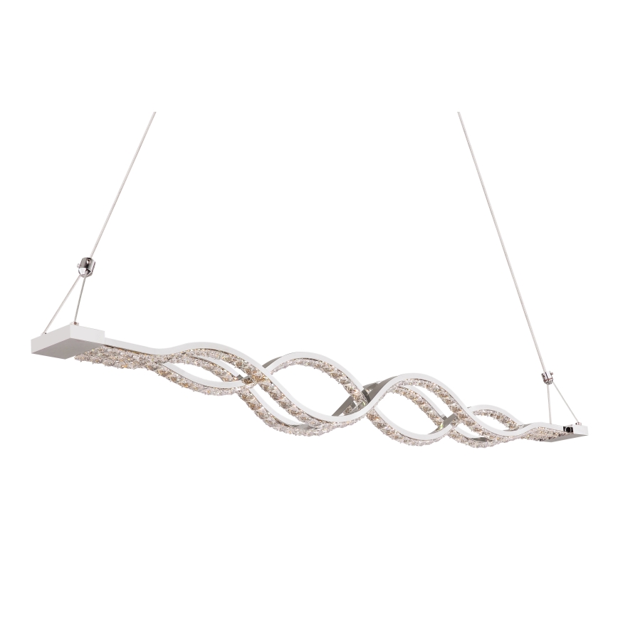 Globo - ściemnialny żyrandol LED na linku LED/30W/230V + pilot zdalnego sterowania