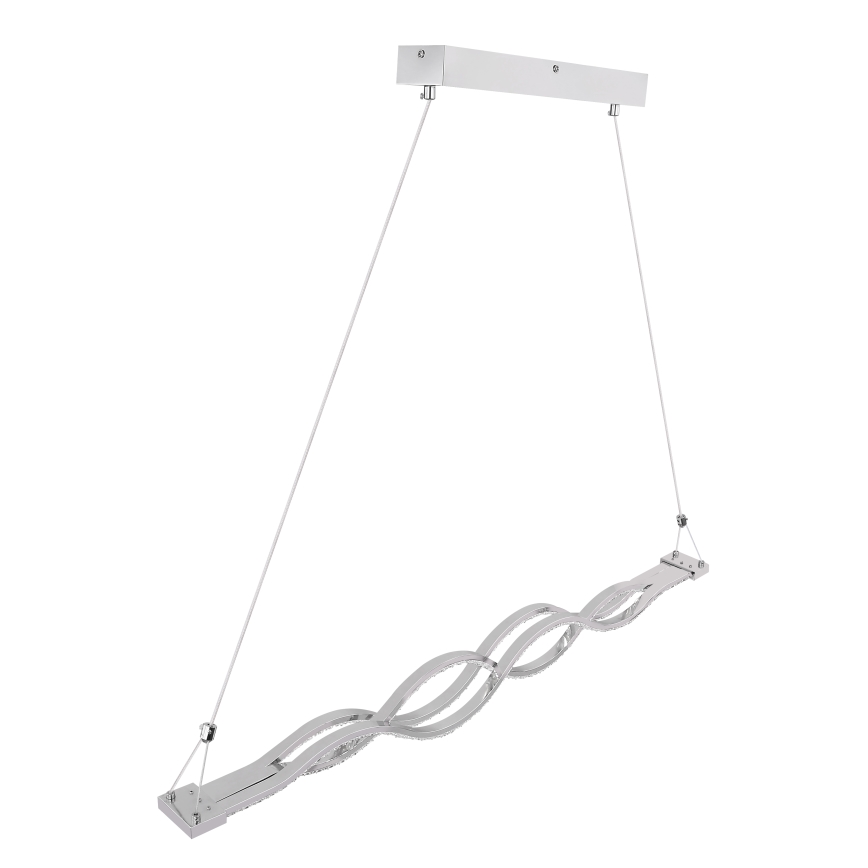 Globo 67109-30 - LED Żyrandol kryształowyna lince ściemnialny PILLA 1xLED/30W/230V + pilot
