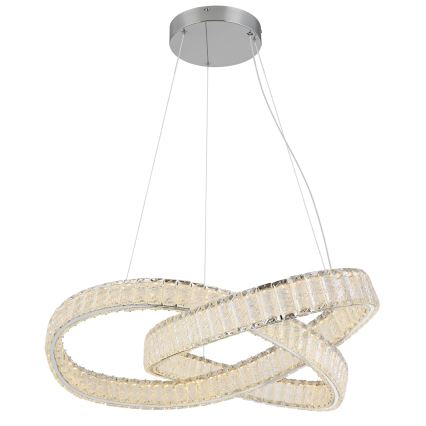 Globo - LED Żyrandol ściemnialny na lince LED/110W/230V 2700-6000K śr. 78 cm + pilot zdalnego sterowania
