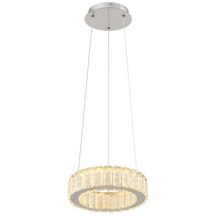 Globo - LED Żyrandol ściemnialny na lince LED/30W/230V 2700-6000K śr. 30 cm + pilot zdalnego sterowania