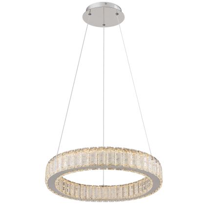 Globo - LED Żyrandol ściemnialny na lince LED/50W/230V 2700-6000K śr. 50 cm + pilot zdalnego sterowania
