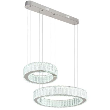 Globo - Regulowany żyrandol LED na linkach LED/80W/230V 2700-6000K + pilot do zdalnego sterowania