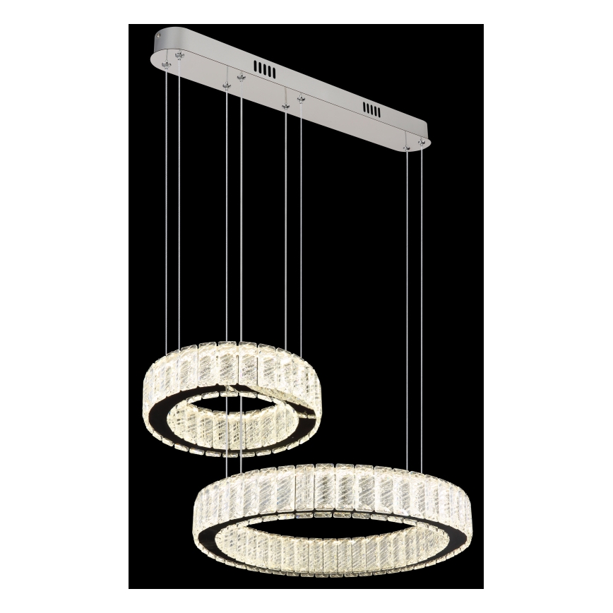 Globo - LED Żyrandol ściemnialny na lince LED/80W/230V 2700-6000K + pilot zdalnego sterowania