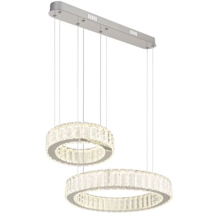 Globo - LED Żyrandol ściemnialny na lince LED/80W/230V 2700-6000K + pilot zdalnego sterowania
