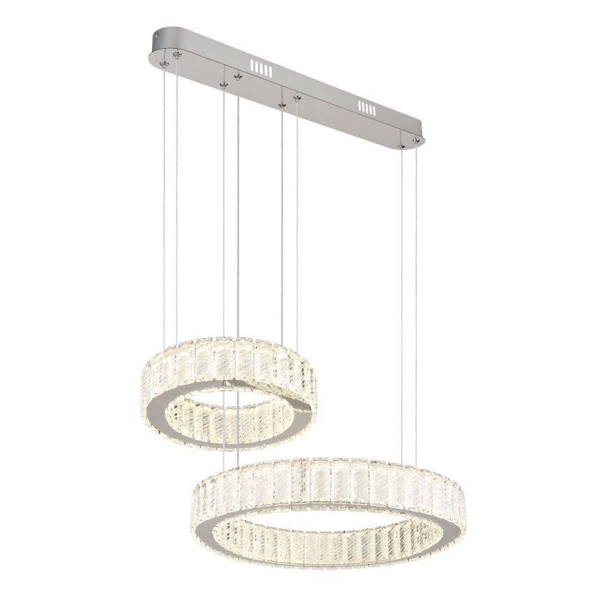 Globo - LED Żyrandol ściemnialny na lince LED/80W/230V 2700-6000K + pilot zdalnego sterowania