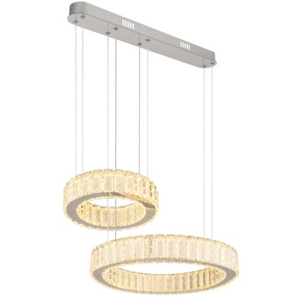 Globo - LED Żyrandol ściemnialny na lince LED/80W/230V 2700-6000K + pilot zdalnego sterowania