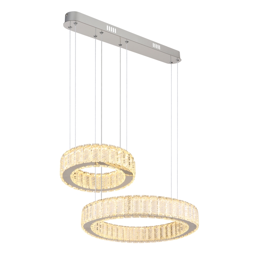 Globo - LED Żyrandol ściemnialny na lince LED/80W/230V 2700-6000K + pilot zdalnego sterowania