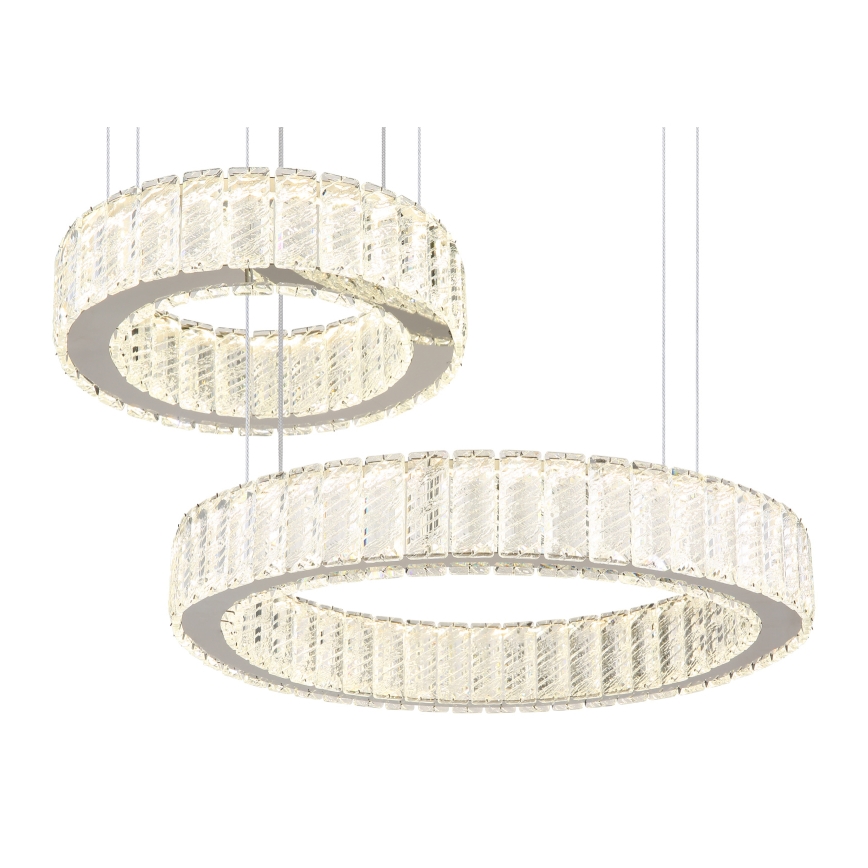 Globo - LED Żyrandol ściemnialny na lince LED/80W/230V 2700-6000K + pilot zdalnego sterowania