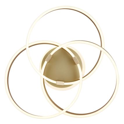 Globo - ściemnialna oprawa sufitowa LED/56W/230V 2700-6000K 57,5x60 cm złota + zdalne sterowanie
