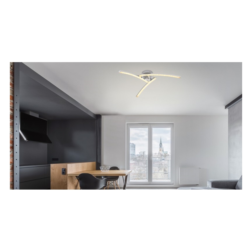 Globo - LED Natynkowy żyrandol łazienkowy 3xLED/6W/230V IP44