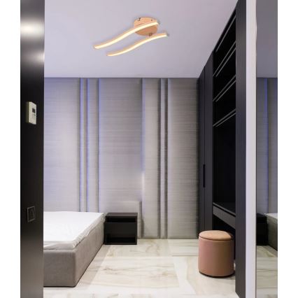 Globo - LED Żyrandol natynkowy LED/12W/230V 3000K pomarańczowy