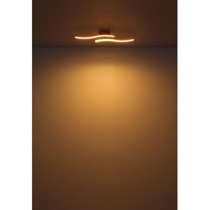 Globo - LED Żyrandol natynkowy LED/12W/230V 3000K pomarańczowy