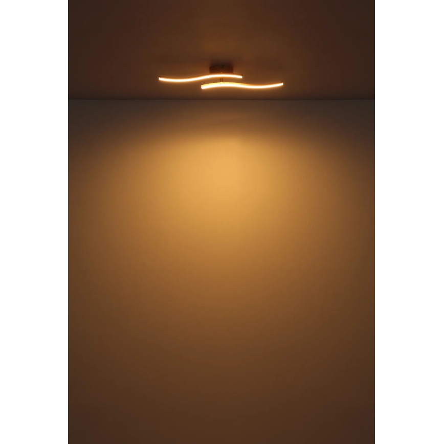 Globo - LED Żyrandol natynkowy LED/12W/230V 3000K pomarańczowy