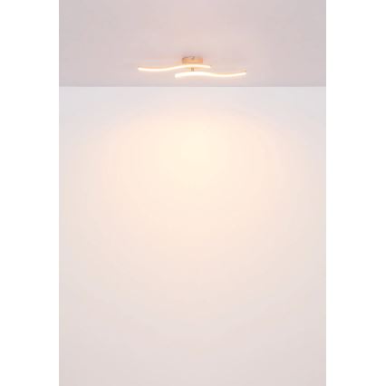 Globo - LED Żyrandol natynkowy LED/12W/230V 3000K pomarańczowy