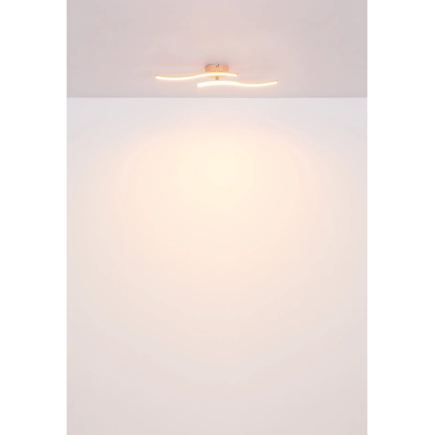 Globo - LED Żyrandol natynkowy LED/12W/230V 3000K pomarańczowy