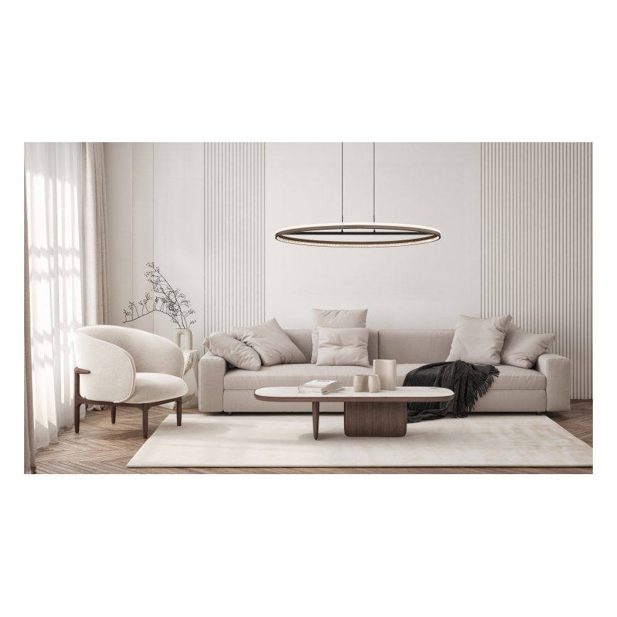 Globo - LED Żyrandol na lince LED/60W/230V 3000/4000/6000K brązowy
