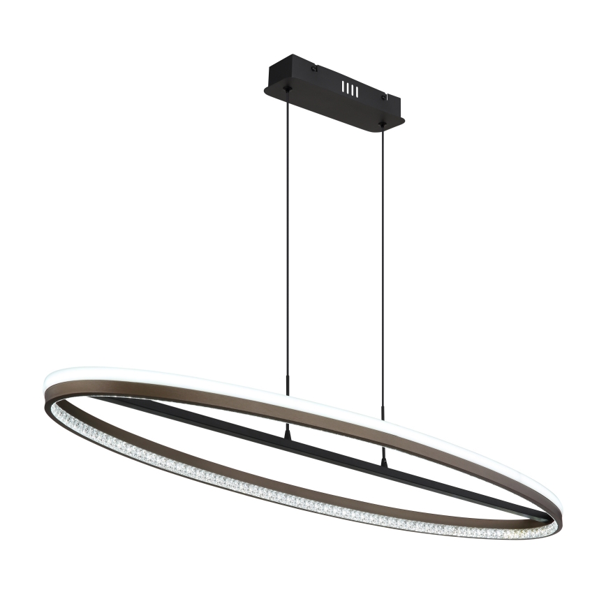 Globo - LED Żyrandol na lince LED/60W/230V 3000/4000/6000K brązowy
