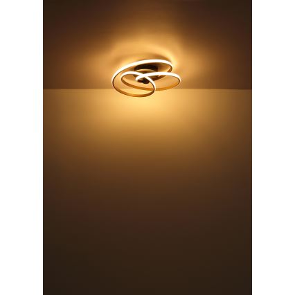 Globo - LED Żyrandol natynkowy LED/40W/230V 3000K matowy chrom/czarny