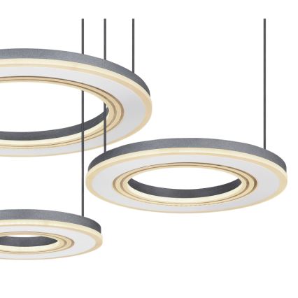 Globo - LED Żyrandol ściemnialny na lince LED/80W/230V 2700-6000K czarny + zdalne sterowanie