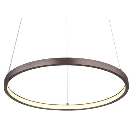 Globo - LED Żyrandol na lince LED/19W/230V brązowy