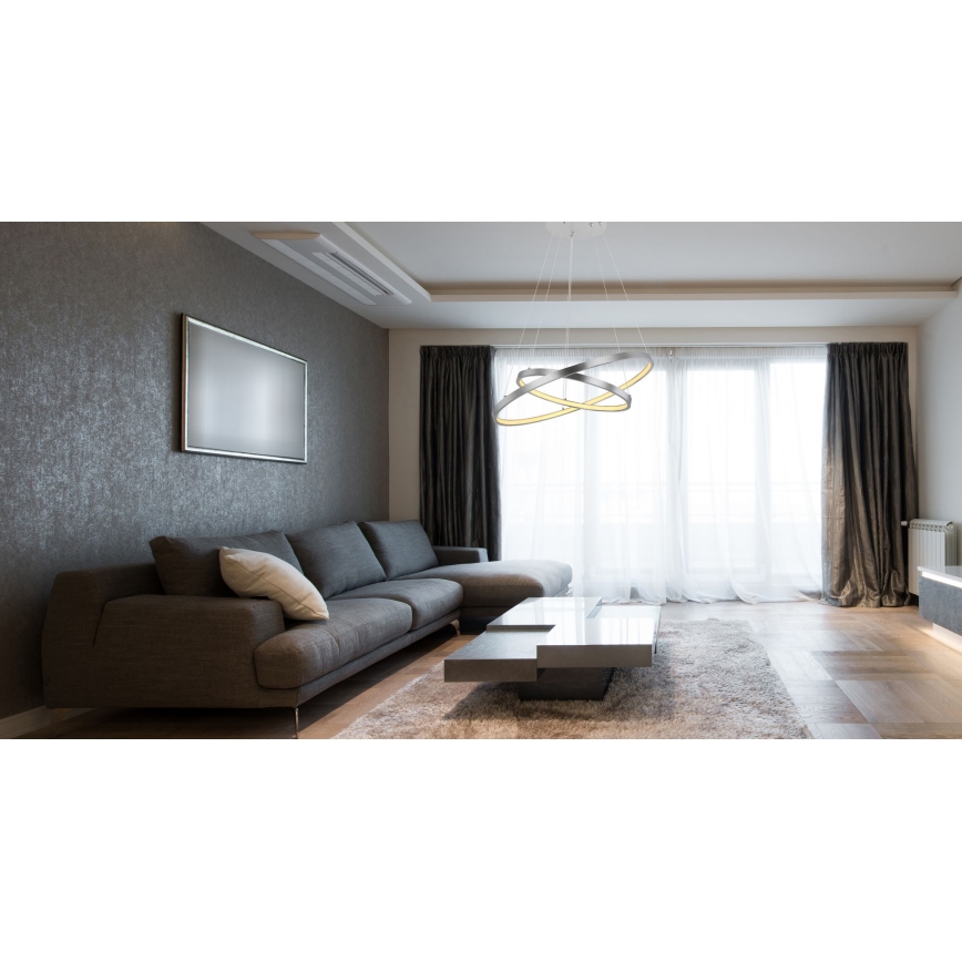 Globo - Regulowany żyrandol LED na linkach 2xLED/21W/230V