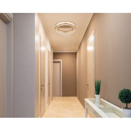 Globo - LED Ściemnialny plafon kryształowy LED/36W/230V 2700K-6000K + zdalne sterowanie