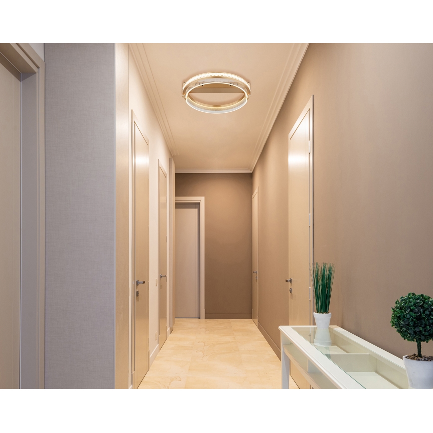 Globo - LED Ściemnialny plafon kryształowy LED/36W/230V 2700K-6000K + zdalne sterowanie