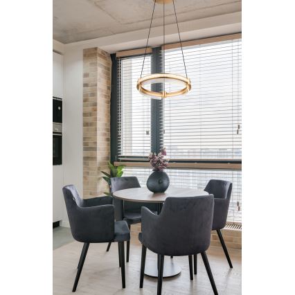 Globo - LED Ściemnialny kryształowy żyrandol na lince LED/36W/230V 2700K-6000K + zdalne sterowanie