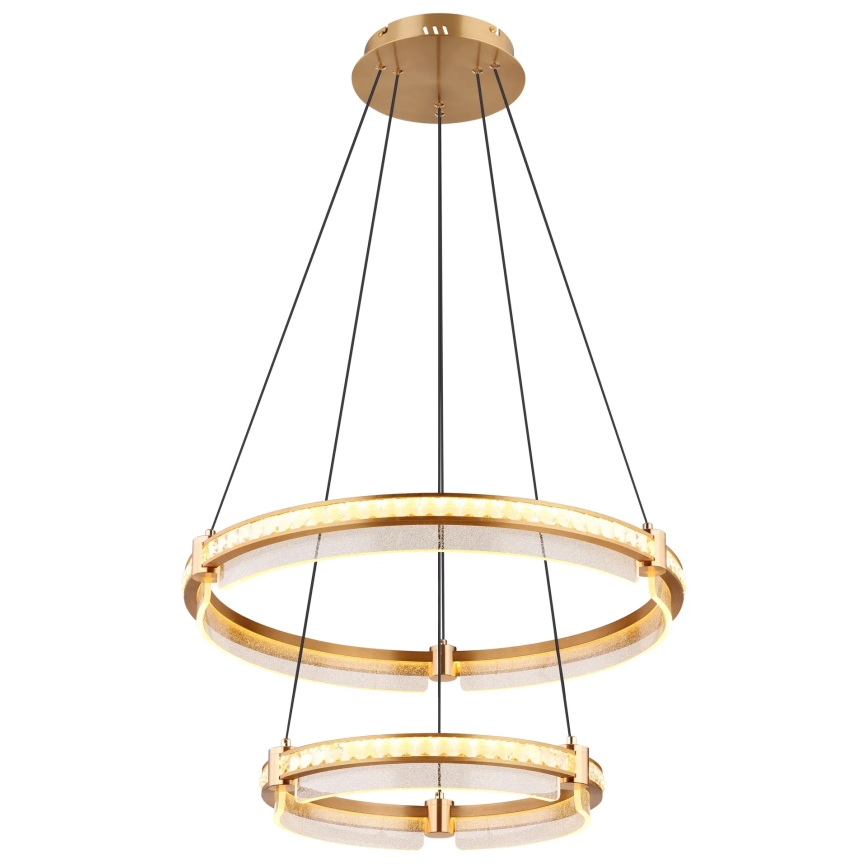 Globo - LED Ściemnialny kryształowy żyrandol na lince LED/78W/230V 2700K-6000K + zdalne sterowanie