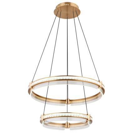 Globo - LED Ściemnialny kryształowy żyrandol na lince LED/78W/230V 2700K-6000K + zdalne sterowanie