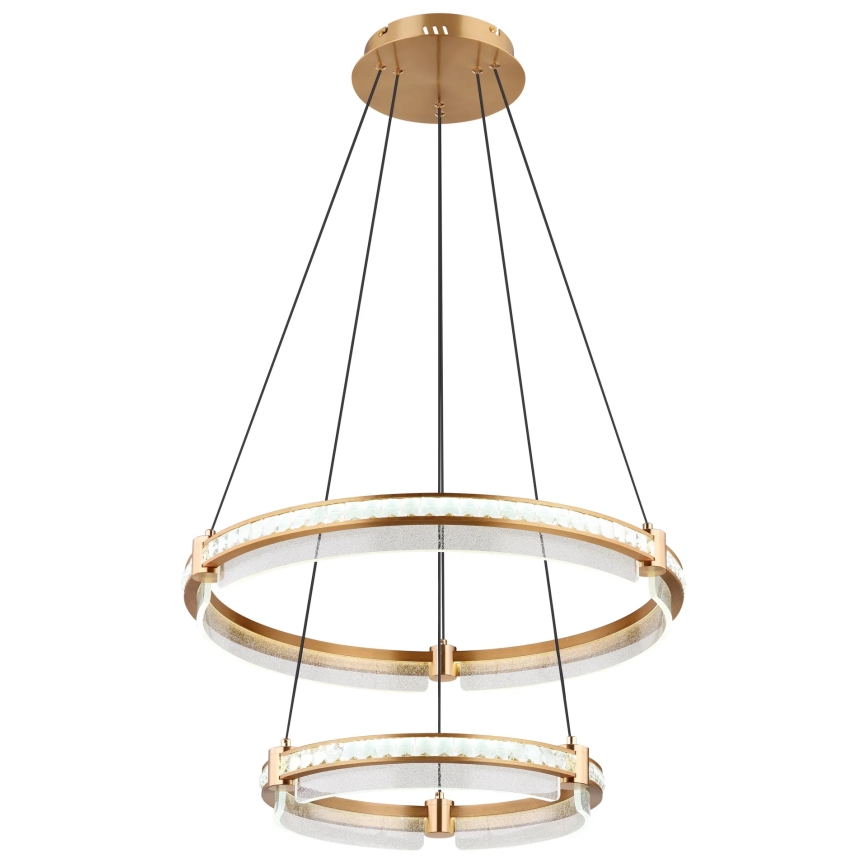 Globo - LED Ściemnialny kryształowy żyrandol na lince LED/78W/230V 2700K-6000K + zdalne sterowanie