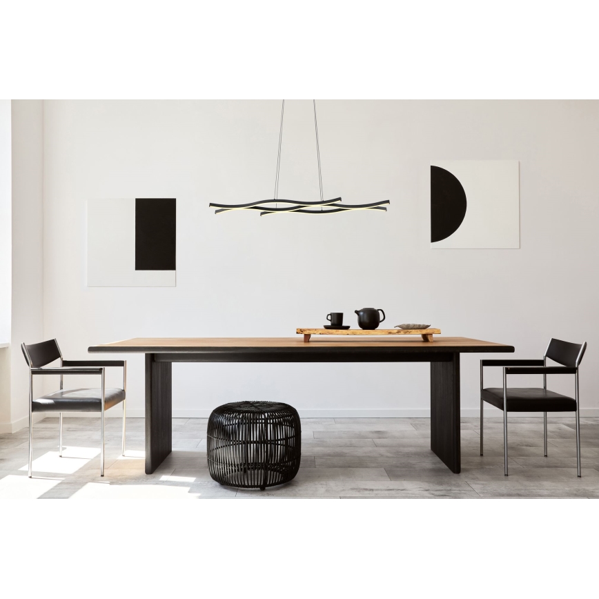 Globo - LED Żyrandol na lince LED/35W/230V czarny