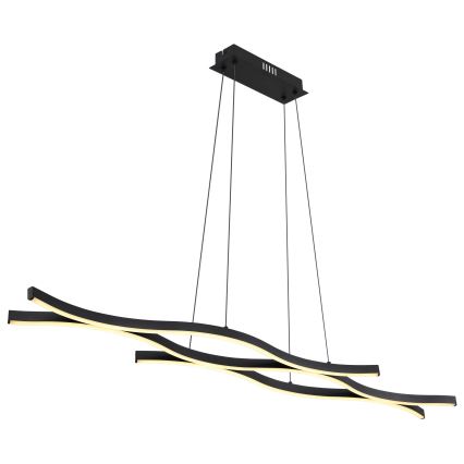 Globo - LED Żyrandol na lince LED/35W/230V czarny
