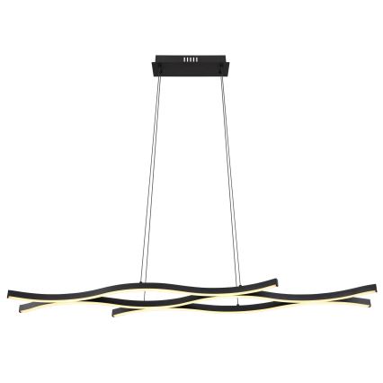 Globo - LED Żyrandol na lince LED/35W/230V czarny